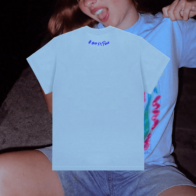 t-shirt WOMAN (bleu)